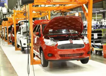 Fábrica do Ford Ka, em Camaçari — Foto: Divulgação