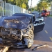 O empresário dirigia um Mustang pela Avenida Brasília, quando atingiu outro carro que cruzava a via (Foto: Folha da Região)