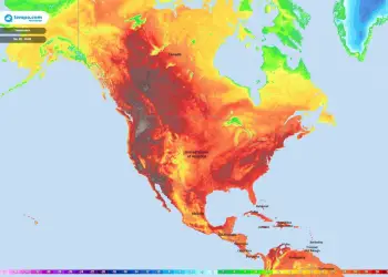 calor eua canada