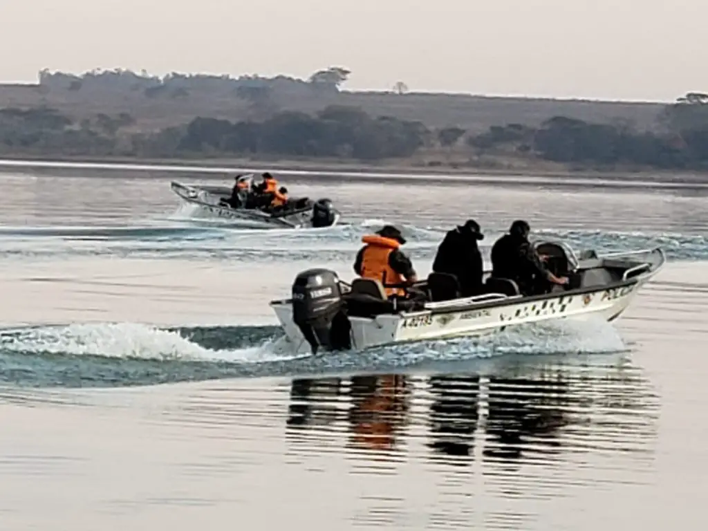 Policiais usam novas embarcações na operação Rios mais seguros 