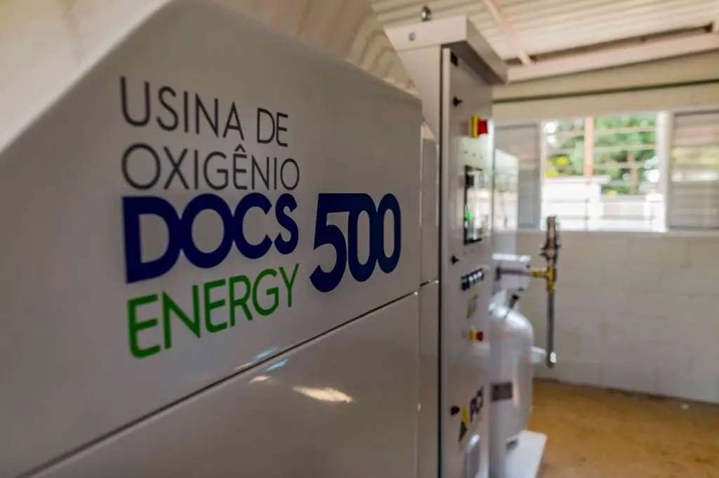 Usina de oxigênio instalada no Hospital Municipal de Araçatuba - Foto: Divulgação
