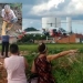 Helicóptero Águia da PM de SP pousando em campo. (Foto: Regional Press)