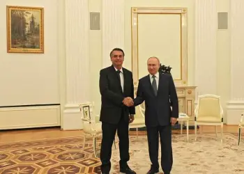 Jair Bolsonaro e Vladimir Putin