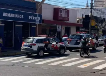 Homens são baleados durante assalto no centro de Birigui