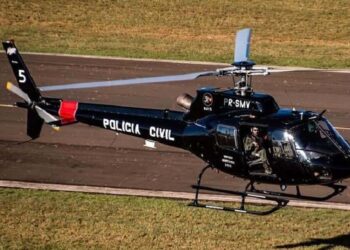 Helicóptero da Polícia Civil