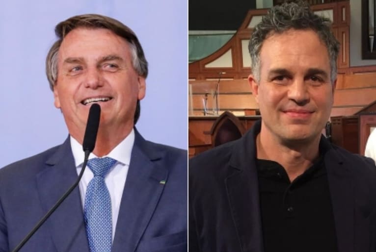 Bolsonaro e Mark Ruffalo