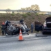 Acidente entre carros deixou três mortos em Meridiano (SP) — Foto: Região Noroeste/Divulgação