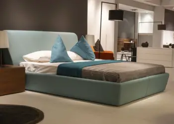 cama azul