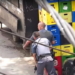 Polícia militar em ação durante tiroteio que ocorreu em Paraisópolis durante agenda do candidato Tarcísio de Freitas (Jovem Pan News)