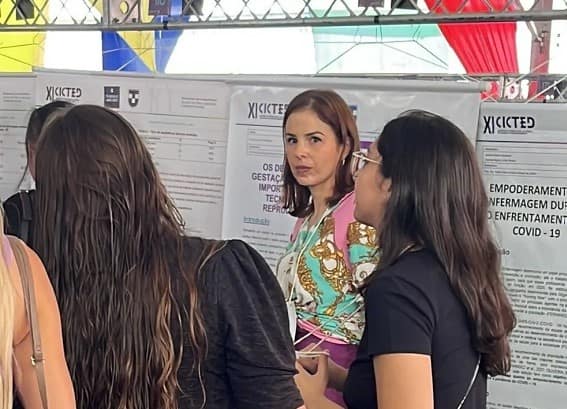 Suzane von Richthofen participa de evento acadêmico em universidade de Taubaté. — Foto: Arquivo pessoal