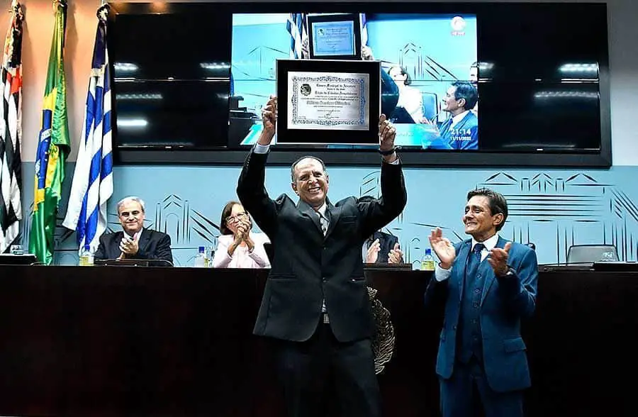 Nilton Santos Oliveira na câmara de Araçatuba