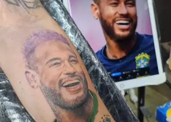 neymar tatoo min