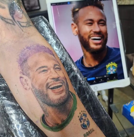 neymar tatoo min