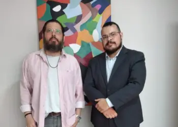 Os advogados criminalistas Flávio Batistella e Daniel Madeira