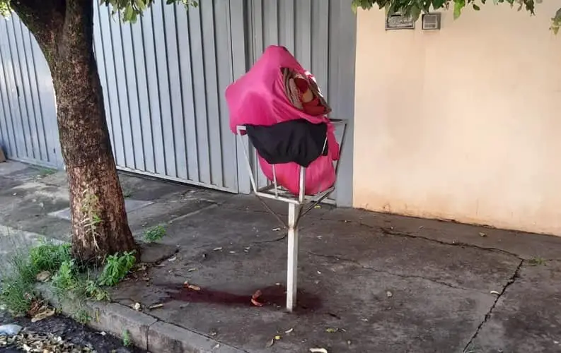 Corpo de mulher foi encontrado em lixeira do bairro Boa Vista, em São José do Rio Preto (SP) — Foto: Arquivo pessoal