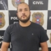 Alan Diego dos Santos se apresentou à Polícia Civil em Comodoro (MT). — Foto: Polícia Civil