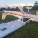 Avião de pequeno porte caiu às margens da rodovia Euclides da Cunha, entre Bálsamo e Tanabi (SP) — Foto: Tanabi Notícias/Divulgação