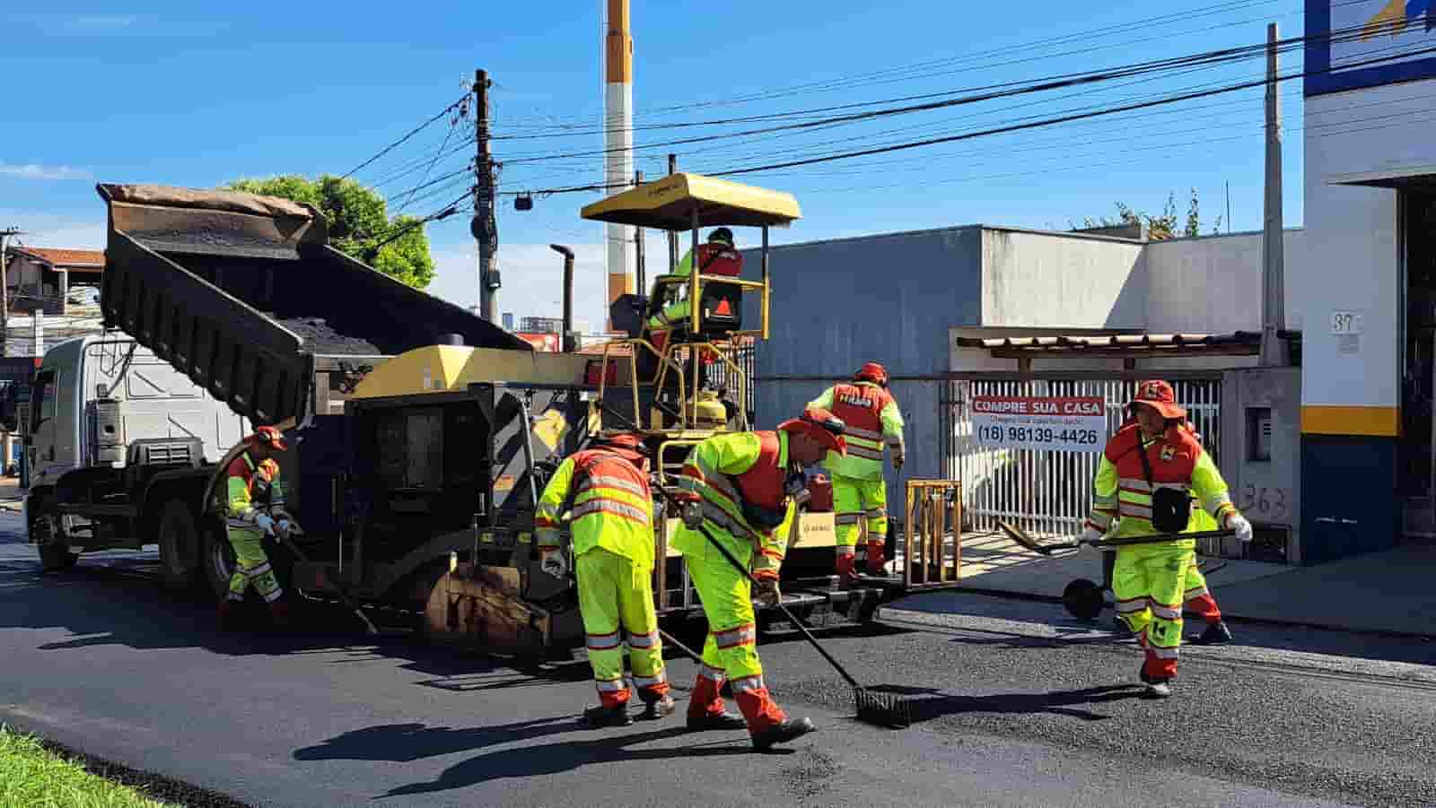 Trabalhos tiveram início no sábado (22), na avenida Odorindo Perenha - Foto: Divulgação