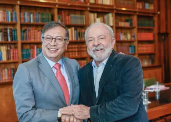 Brasília (DF), 31.05.2023 - Presidente da República, Luiz Inácio Lula da Silva, durante reunião com o Presidente da República da Colômbia, Gustavo Petro. Palácio da Alvorada- Brasília - DF. Foto: Ricardo Stuckert/PR