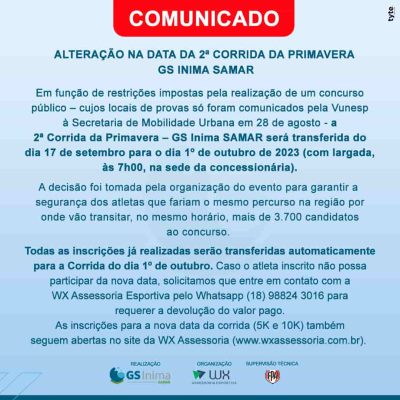 COMUNICADO SAMAR min