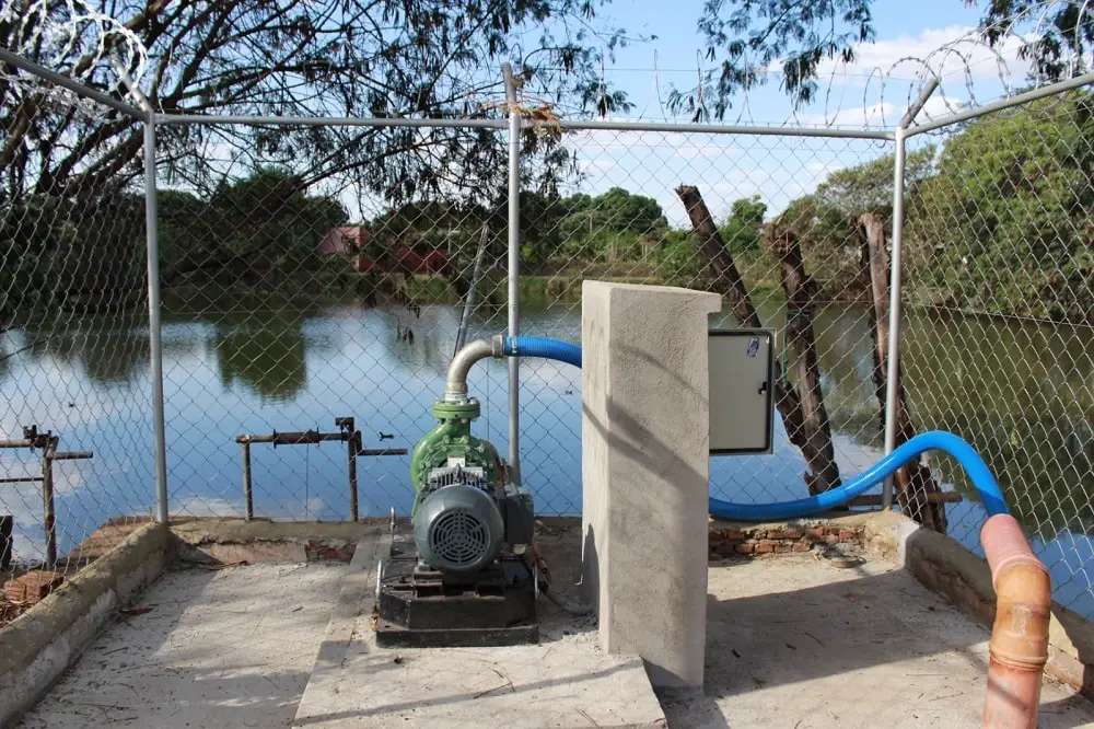 bombeamento lagoa das flores aracatuba