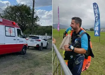 Emerson Benavidis Carneiro possuía mais de 250 saltos (Foto Band Multi/ Reprodução)