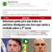 falso audio atribuido a jair bolsonaro usado em texto com layout do g1 em anuncio na meta