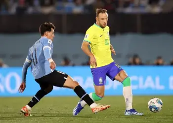 Seleção Brasileira contra Uruguai nas Eliminatórias (Vitor Silva/CBF/ Arquivo)