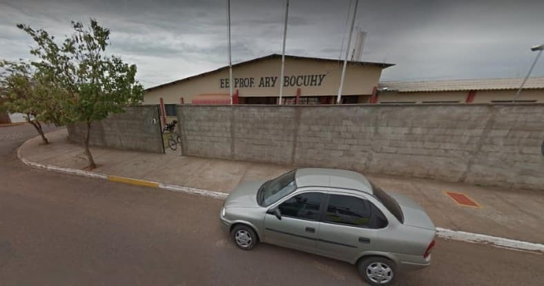 Fachada da escola Ary Bocuhy, em Araçatuba (Google  Street View)