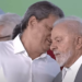 Lula e Tarcisio em Santos