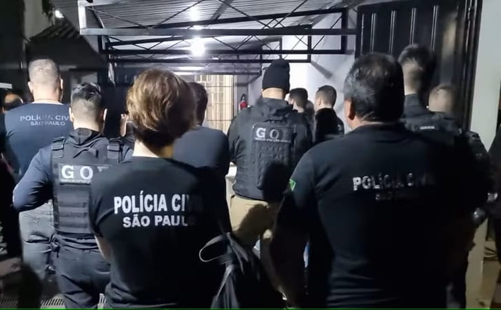 Polícia Civil e PF realizam operações para combater o tráfico internacional de drogas no interior de São Paulo (Foto: Polícia Civil / Divulgação)