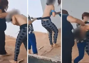 Imagens extraídas de vídeo feito por estudante