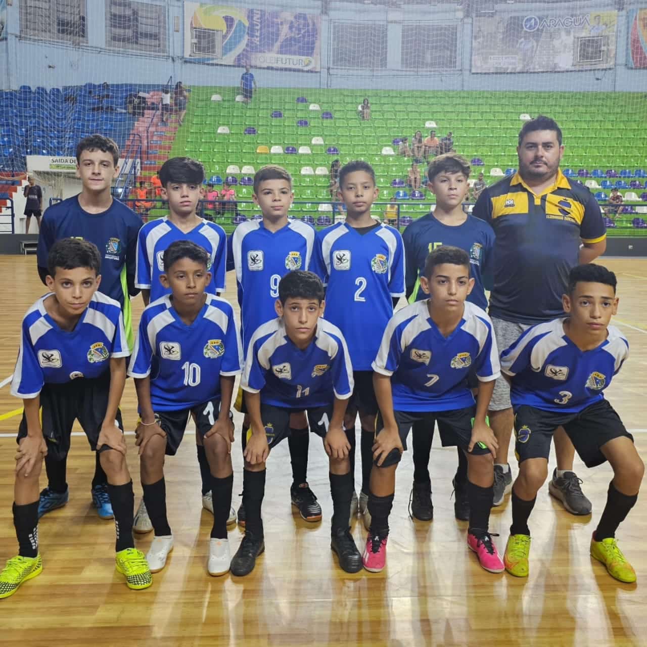 equipe de futsal sub13 de Aracatuba