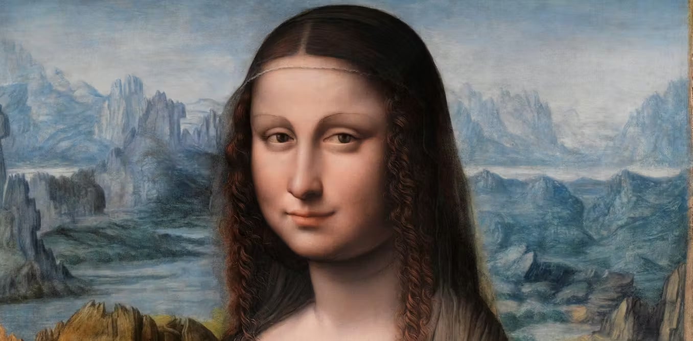 Uma pintura da Mona Lisa da oficina de Leonardo da Vinci, mantida na coleção do Museo del Prado em Madri, Espanha. (Foto: Coleção do Museu do Prado)