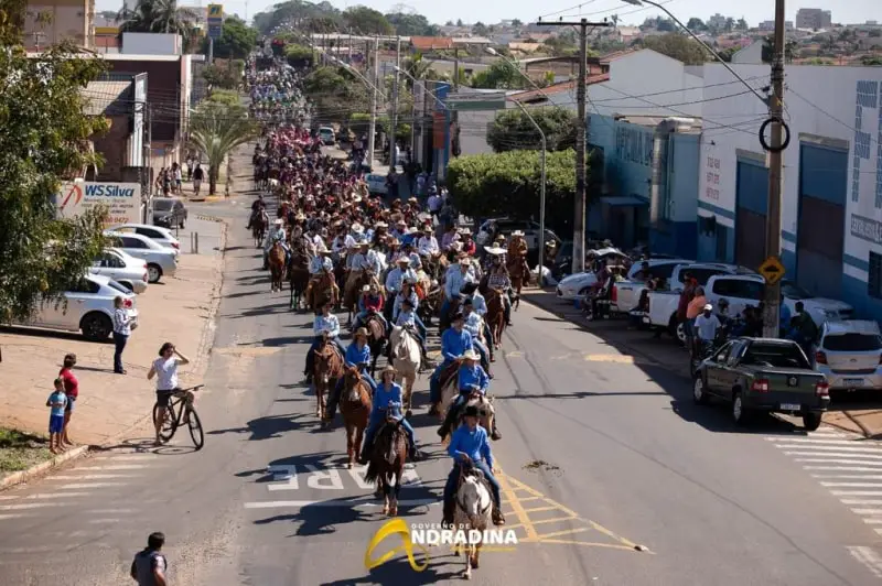 cavalgada em Andradina