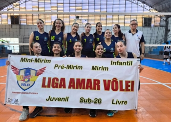 equipe infantil de volei de Aracatuba