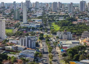 Vista aérea de Araçatuba