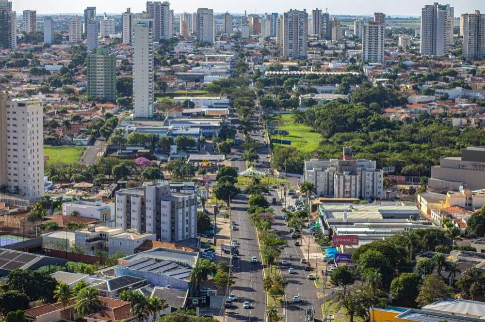 Vista aérea de Araçatuba