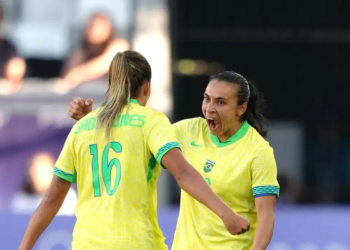 Jogadoras da seleção brasileira feminino de futebol
