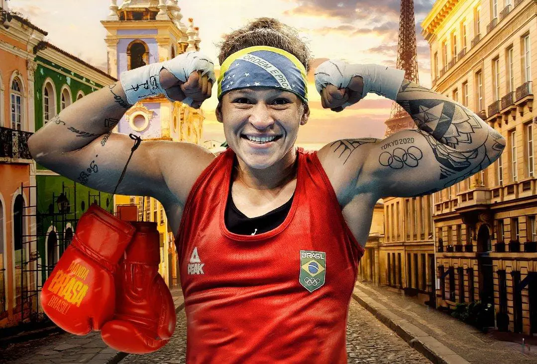 Atleta do boxe feminino Bia Ferreira