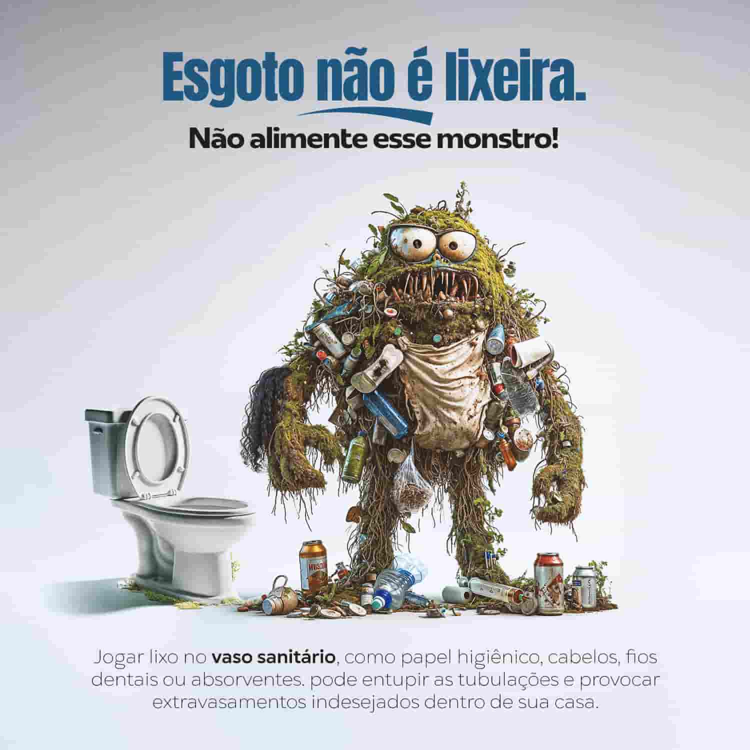 Campanha Esgoto nao e lixeira min