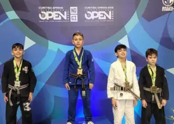 Arthur Terrete foi campeão da categoria infantil  (Foto: Álbum de Família)