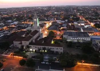 Vista aérea de Penápolis: Foto Lucas Casella