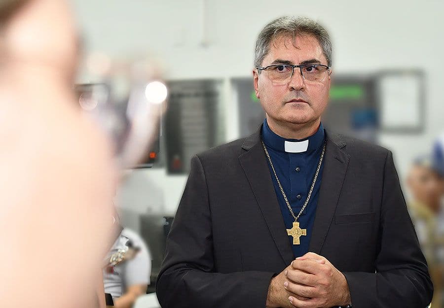 Reitor e diretor-geral do Centro Universitário Católico Salesiano Auxilium (Unisalesiano), Padre Paulo Fernando Vendrame (Foto: Angelo Cardoso)