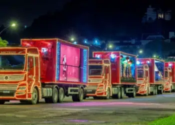 caravana de natal da Coca Cola