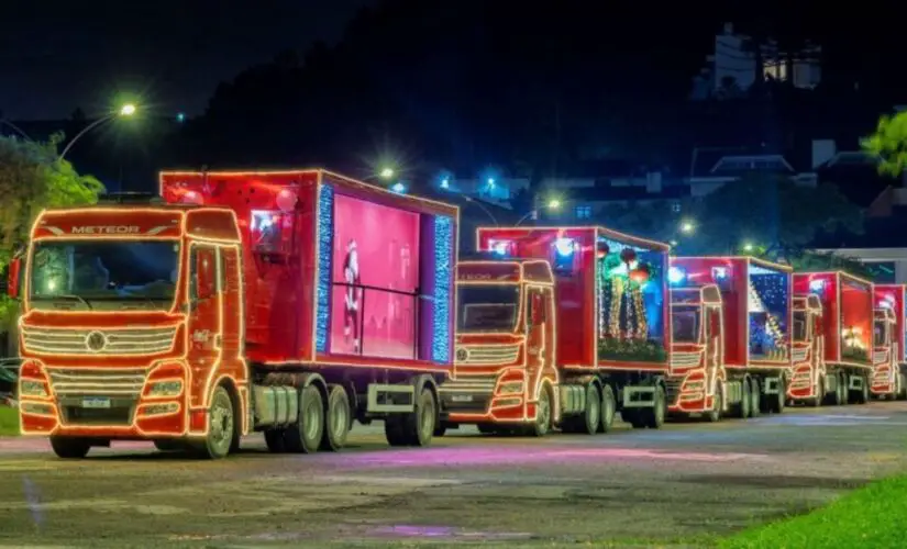 caravana de natal da Coca Cola