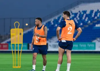 neymar em treino do al hilal