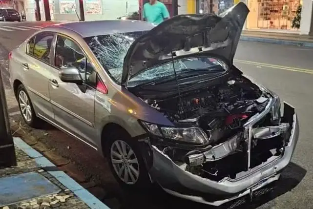 Motociclista morre após ser atingido por motorista embriagado no Centro, em Adamantina (SP) — Foto: Redes sociais