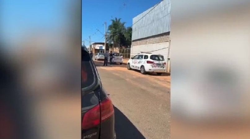 Mulher é assassinada em Jales (SP) — Foto: Reprodução / Whatsapp