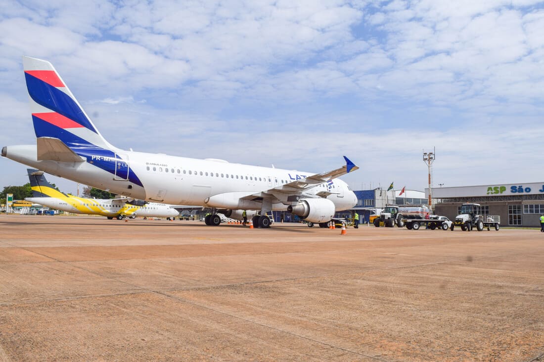 Airbus A320 da Latam (Imagem ilustrativa)